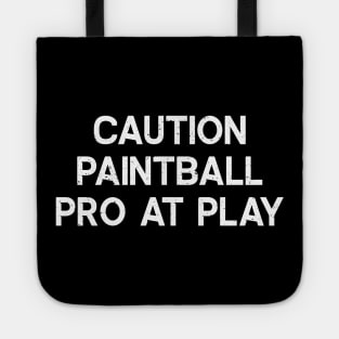Caution Paintball Pro at Play Tote