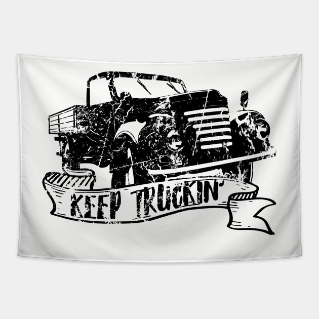 Keep Truckin' Tapestry by thefunkysoul