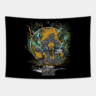 BLANKA: ELECTRIC THUNDER - YELLOW Tapestry