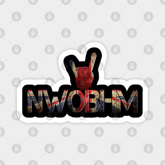 NWOBHM - New Wave Of British Heavy Metal Design Magnet by HellwoodOutfitters