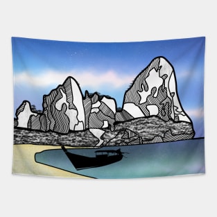 Paradise Thailand Beach Tapestry