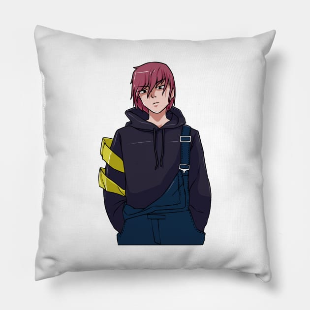 Anime Character Hero Male Japanese Culture Pillow by theperfectpresents