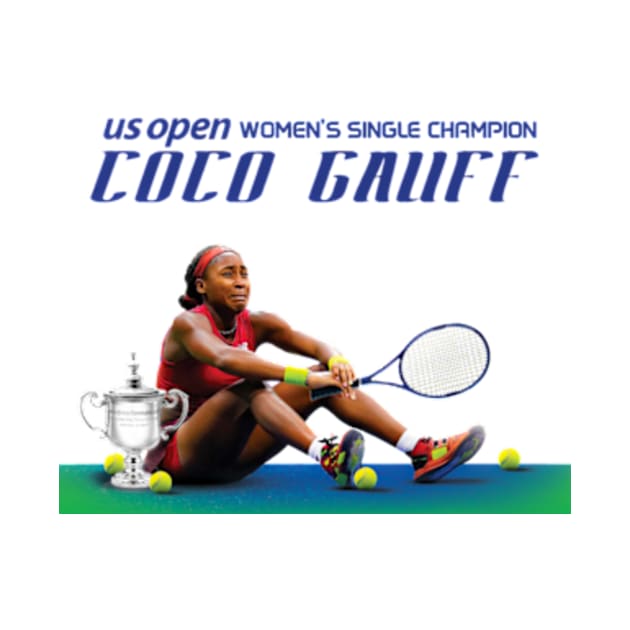 Coco gauff by shadowNprints