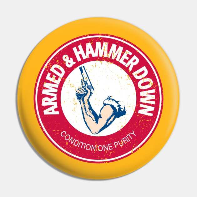 Armed & Hammer Down Pin by CCDesign