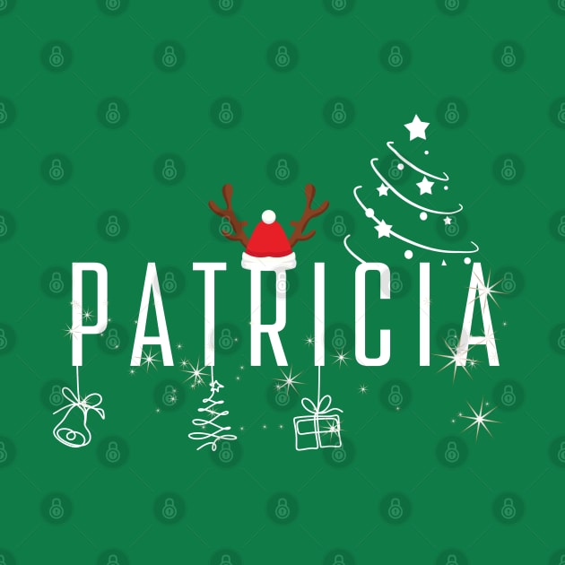 Patricia Christmas Cute 2023 Family Women's Christmas Patricia Holiday by click2print