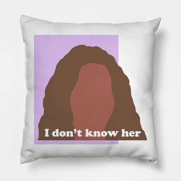 Mariah Carey I Don't Know Her Pillow by popmoments