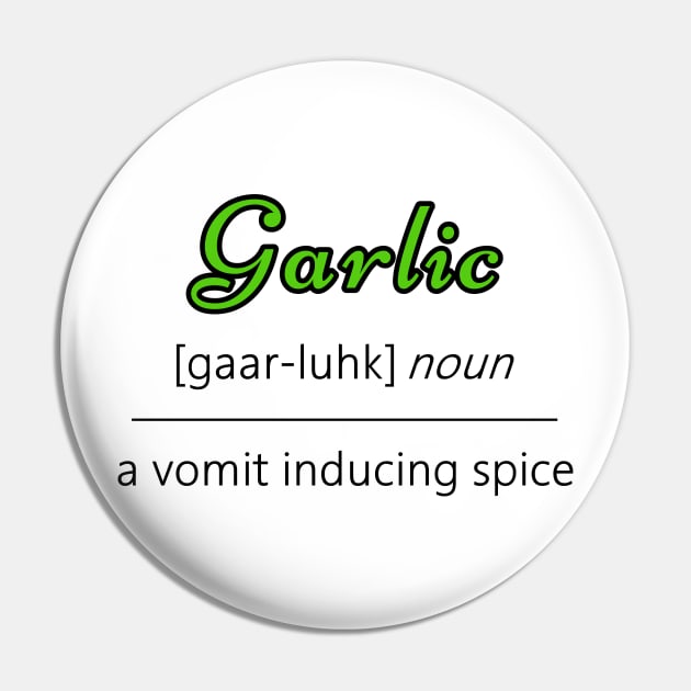 Garlic Pin by coloringiship