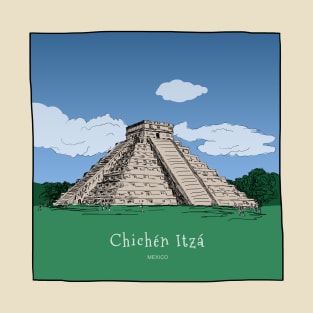 Chichen Itza Temple Ruins Mexico T-Shirt