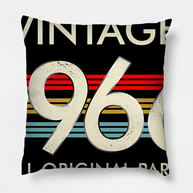 Vintage 1966 All Original Parts Pillow by Vladis