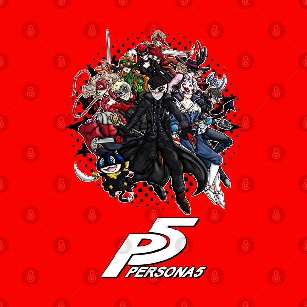 Persona 5 Heroes by WarioPunk