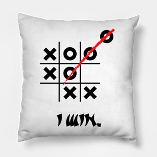 Funny T Shirt - Tic tac toe Pillow