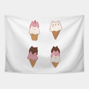 Ice cream cats pack Tapestry