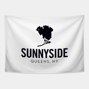 Sunnyside, Queens - New York (black) Tapestry