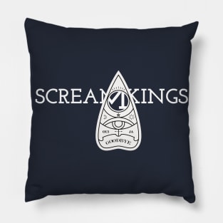 Planchette Scream Kings Logo - White Version Pillow