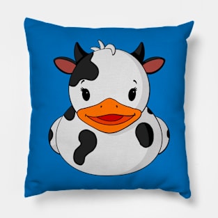 Holstein Cow Rubber Duck Pillow