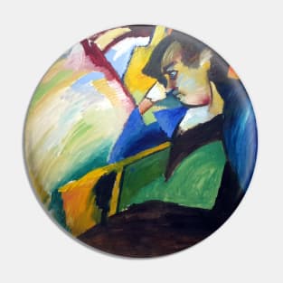 High Resolution Wassily Kandinsky Dame Gabriele Münter 1910 Pin