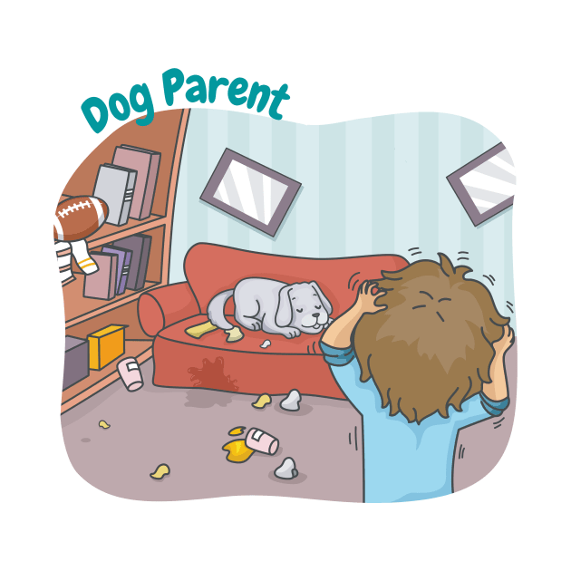Dog Parent - Funny Dog lover by Moshi Moshi Designs