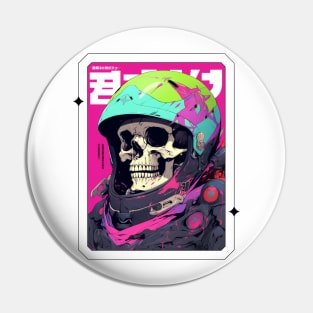 Cool Japanese Deathly  Racer Pin