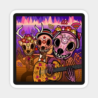 Audio's Amigos Day of the Dead Artwork Magnet