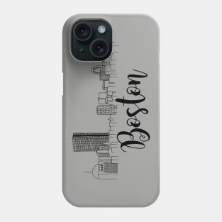 Boston Skyline 4 Phone Case