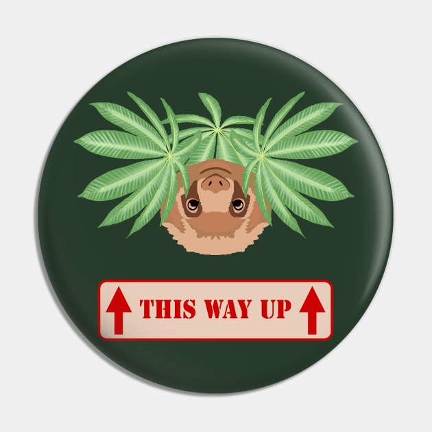 This way up Pin by GeoCreate