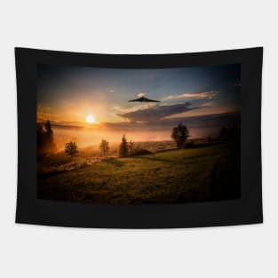 Vulcan at Sunset Tapestry