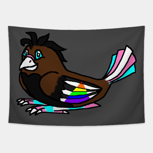 Ally Pride Bird Tapestry by HuskyWerewolf