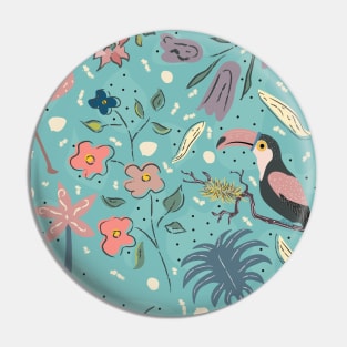 Tropical Bird Pin