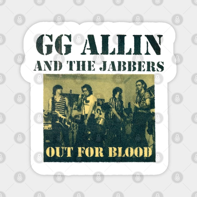 Gg Allin And The Jabbers Magnet by trippy illusion