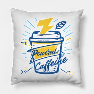 Powered by Caffeine Pillow