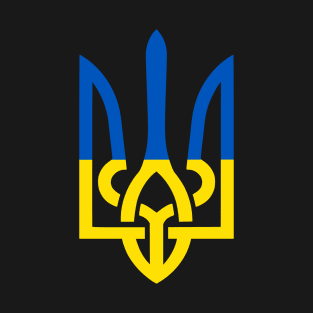 Ukrainian Trident Flag Symbol T-Shirt