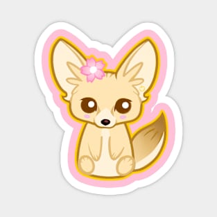 the fanciest fennec fox Magnet