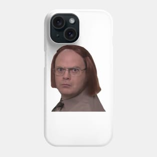 Dwight Schrute as Meredith Phone Case