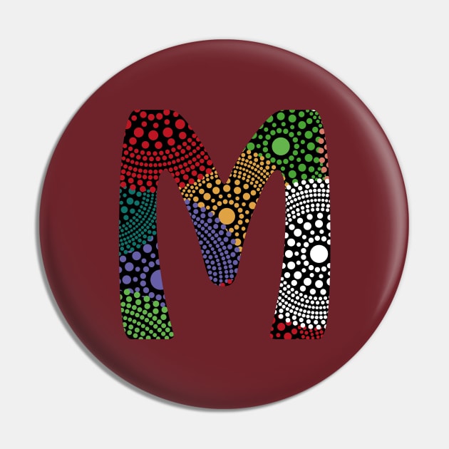 M Aboriginal Art Pin by Food in a Can