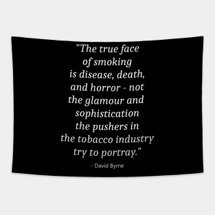 Quote About No Smoking Tapestry