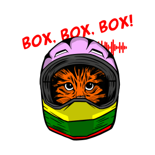 funny cat driver – Box, box, box! (Jacques) T-Shirt