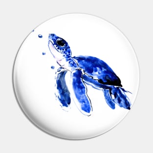 sea turtle nursery illustrationd esign Pin