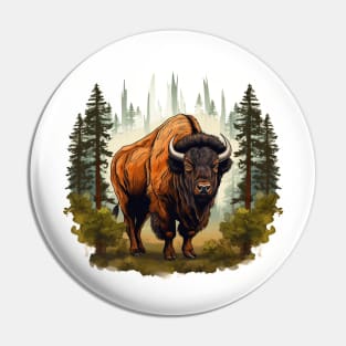 American Bison Pin