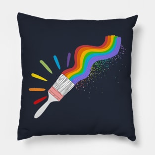 Paint the Rainbow! Pillow