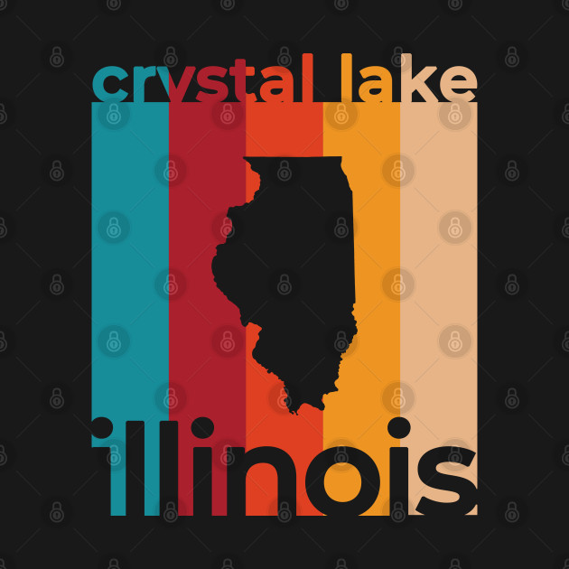 Disover Crystal Lake Illinois Retro - Crystal Lake - T-Shirt