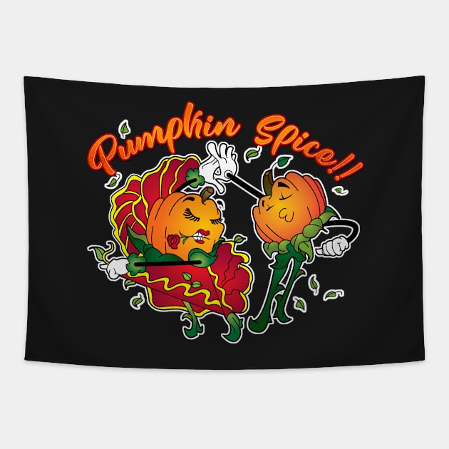 Pumpkin Spice! Tapestry by districtNative