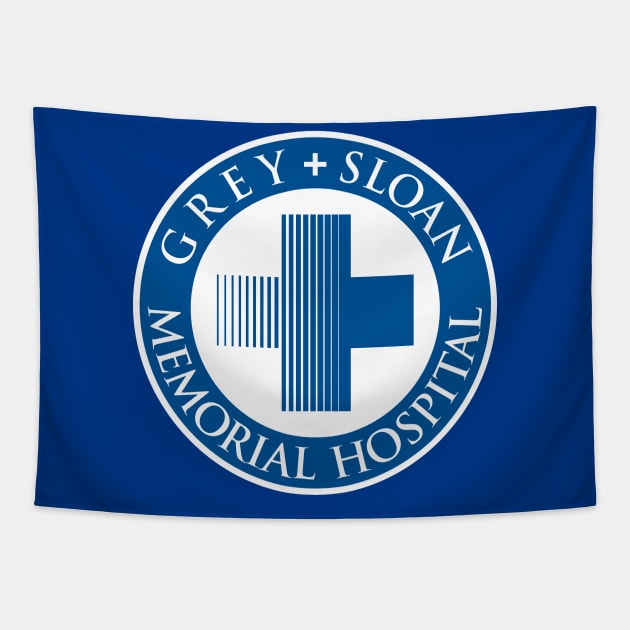 Grey + Sloan Memorial Hospital (Variant) Tapestry by huckblade