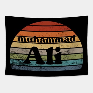 vintage muhammad ali Tapestry