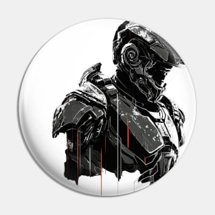 Halo Master Chief Design - Original Artwork Pin