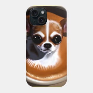 Puppuccino Chihuahua Phone Case