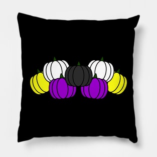 Pride Pumpkins Non-Binary Pillow