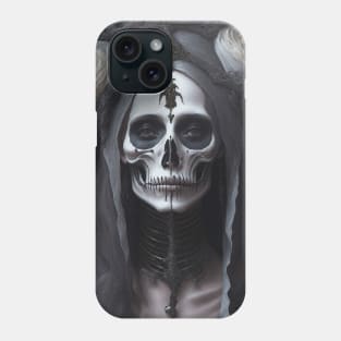 Painting of Santa Muerte Phone Case