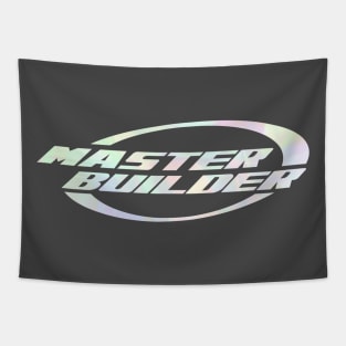Master Builder | the master builders | holographic typography Tapestry