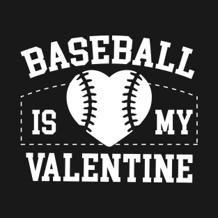 Baseball Is My Valentine - Kids' Youth T-Shirt