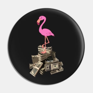 Hippie Heads (Flamingo Money Tee) Pin